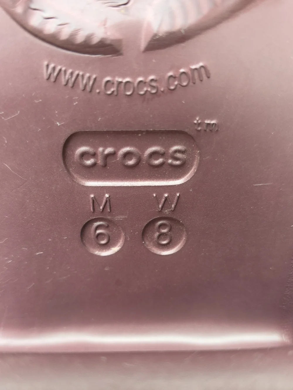 Crocs Siren Chain Platform Chunky Dark Cherry Clogs Size 8
